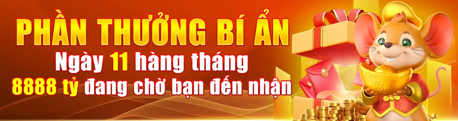 Thưởng bí ẩn ngày 11 hàng tháng cùng 789p